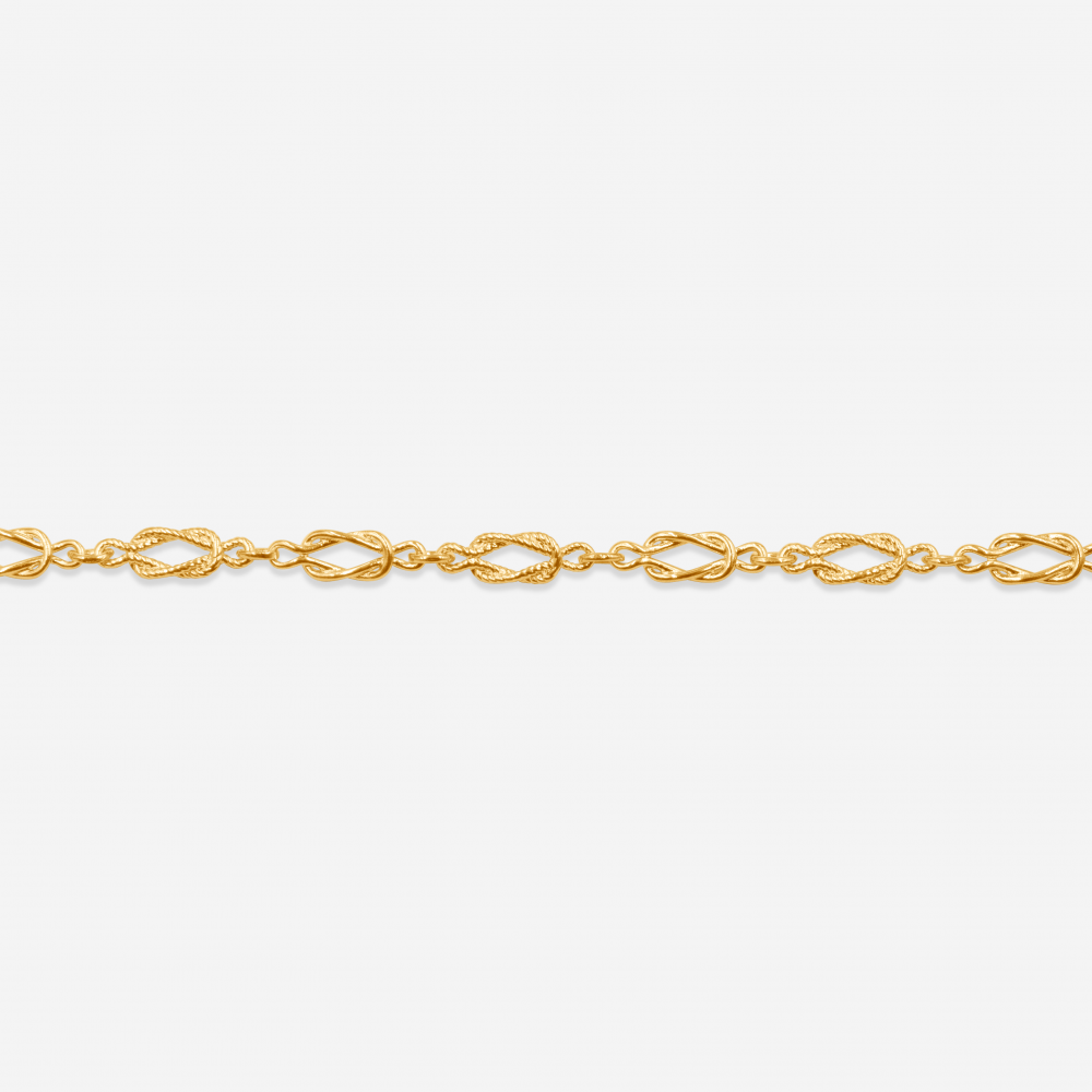 Sailor’s Knot Link Chain Necklace