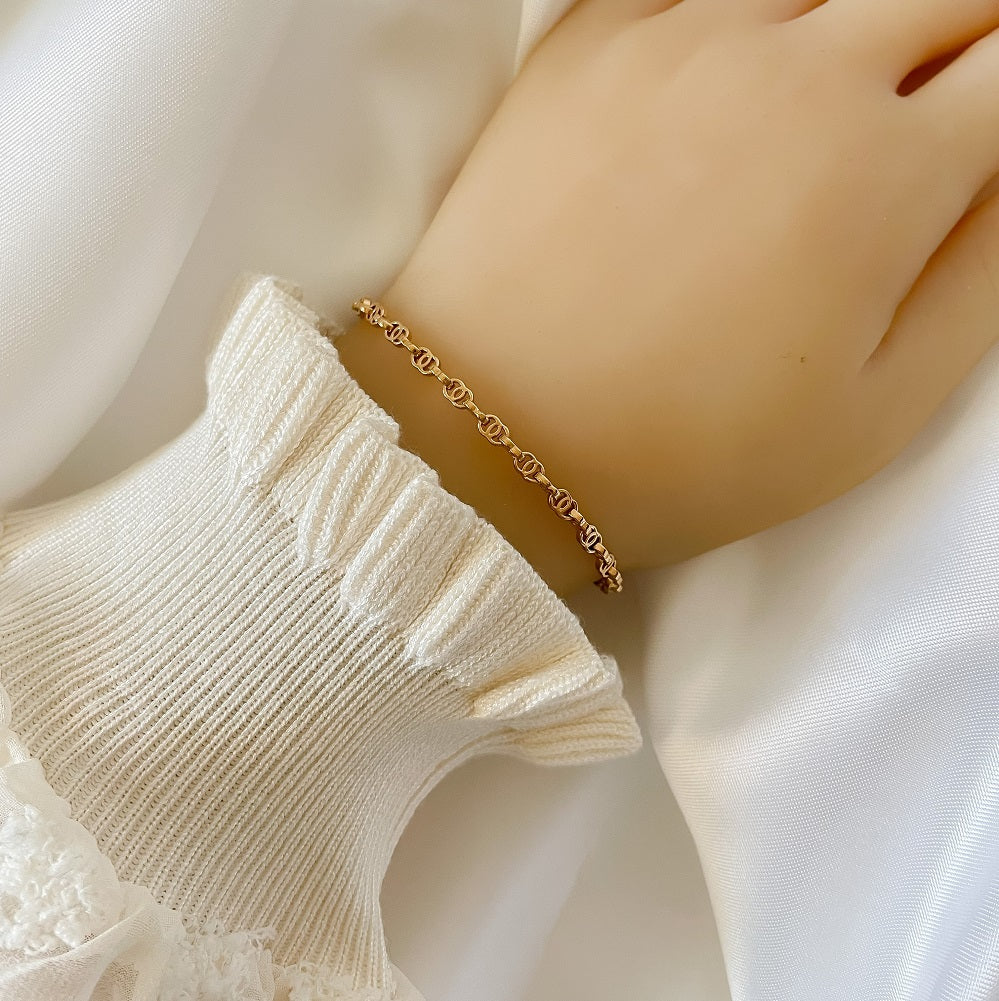 Double Link Chain Bracelet