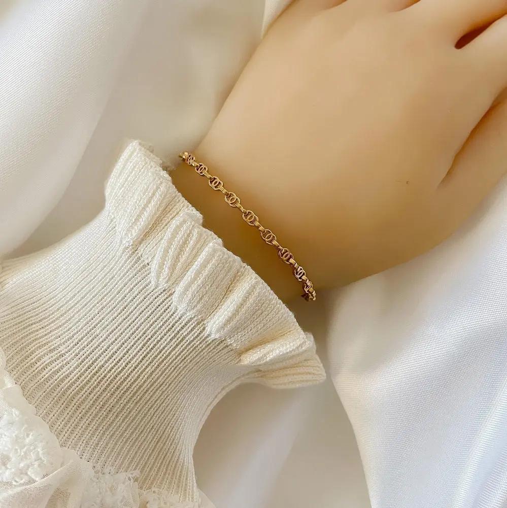 Double Link Chain Bracelet