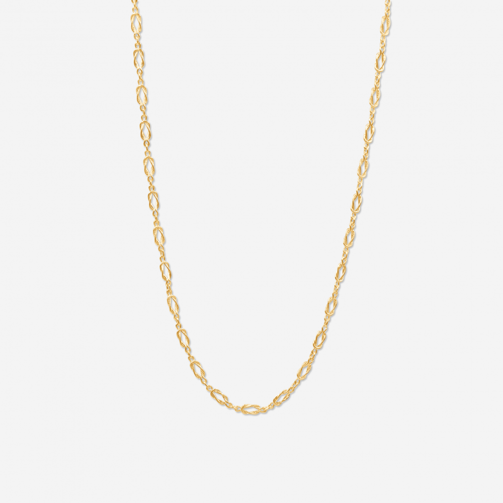 Sailor’s Knot Link Chain Necklace