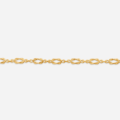 Sailor’s Knot Link Chain Bracelet